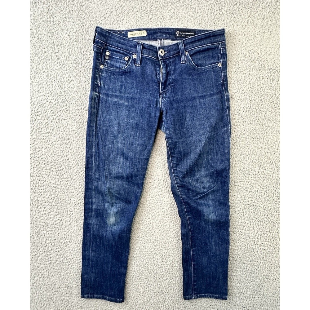 Adriano Goldschmied Jeans Womens 27 R Blue The Legging Crop Super Skinny Crop